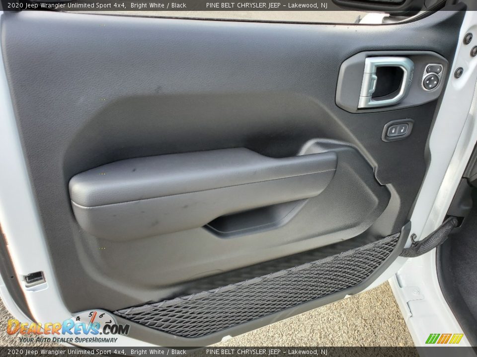 2020 Jeep Wrangler Unlimited Sport 4x4 Bright White / Black Photo #8