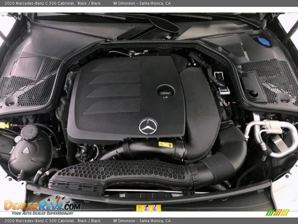 2020 Mercedes-Benz C 300 Cabriolet Black / Black Photo #8