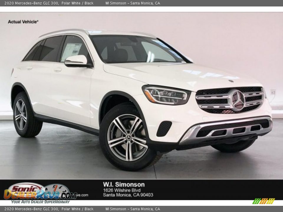 2020 Mercedes-Benz GLC 300 Polar White / Black Photo #1
