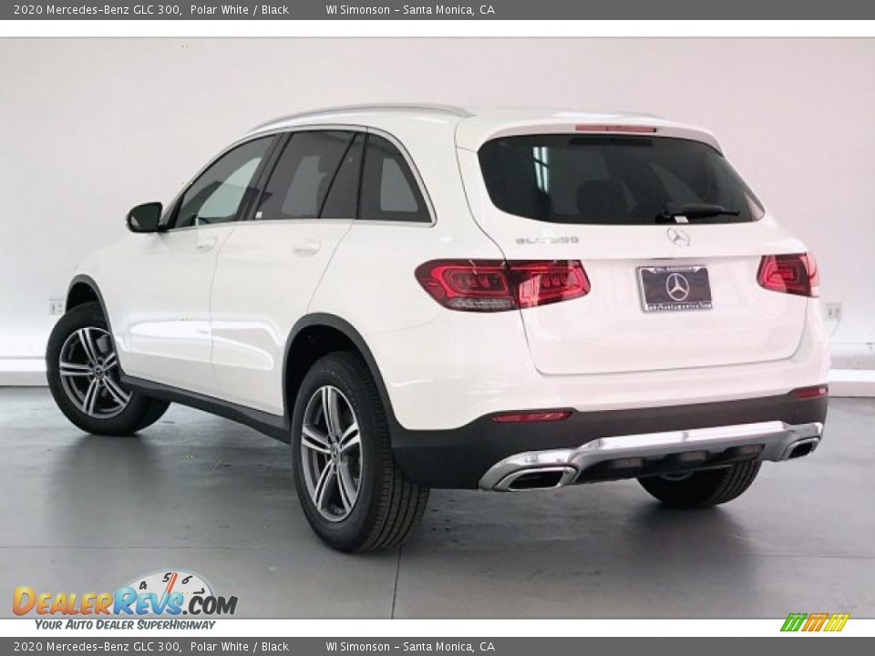 2020 Mercedes-Benz GLC 300 Polar White / Black Photo #2