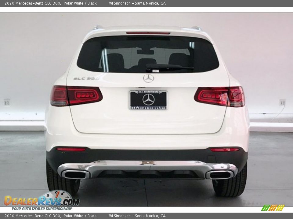 2020 Mercedes-Benz GLC 300 Polar White / Black Photo #3
