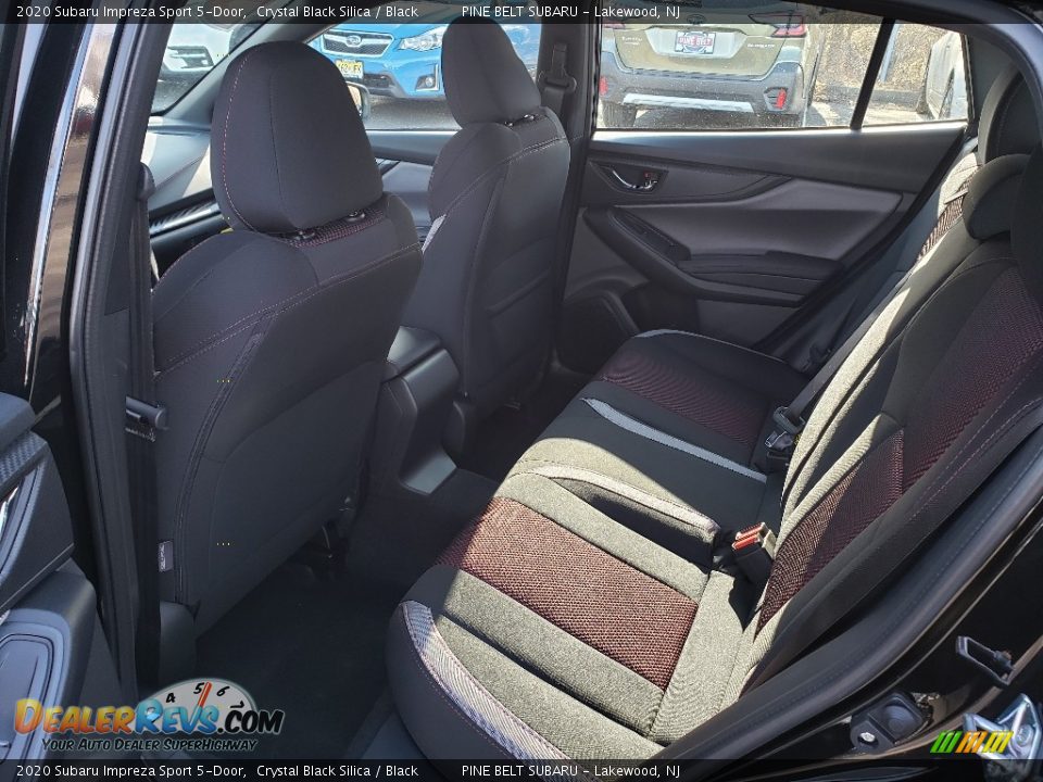 2020 Subaru Impreza Sport 5-Door Crystal Black Silica / Black Photo #6