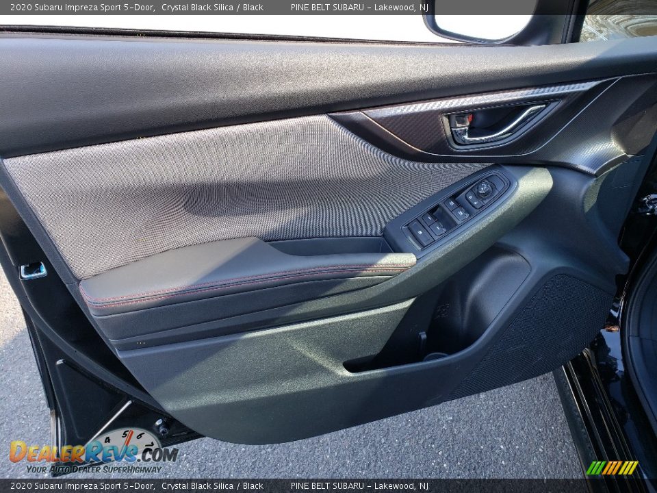 2020 Subaru Impreza Sport 5-Door Crystal Black Silica / Black Photo #7