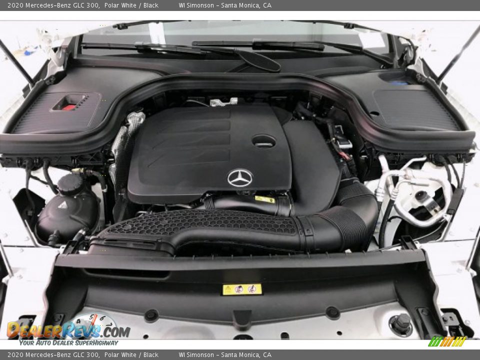 2020 Mercedes-Benz GLC 300 Polar White / Black Photo #8