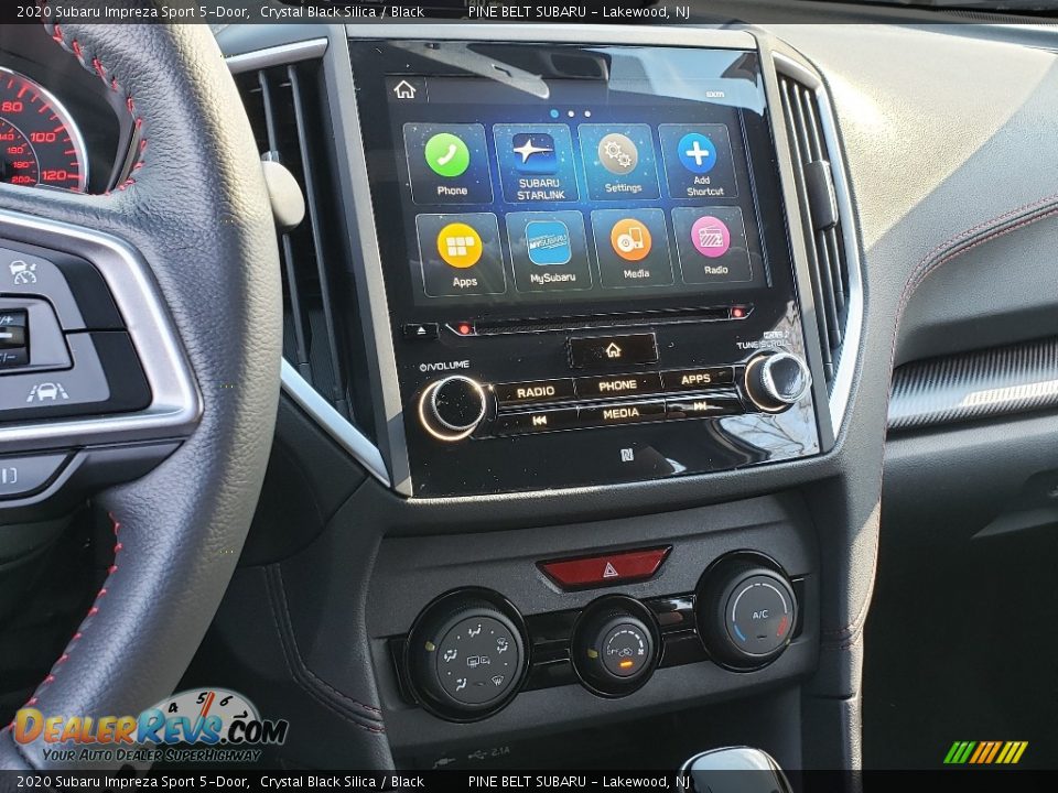 2020 Subaru Impreza Sport 5-Door Crystal Black Silica / Black Photo #9