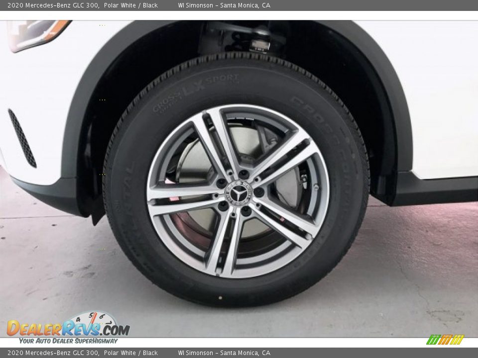 2020 Mercedes-Benz GLC 300 Polar White / Black Photo #9
