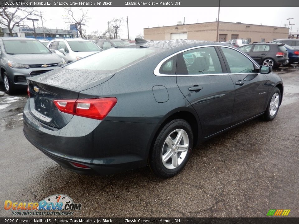 2020 Chevrolet Malibu LS Shadow Gray Metallic / Jet Black Photo #4