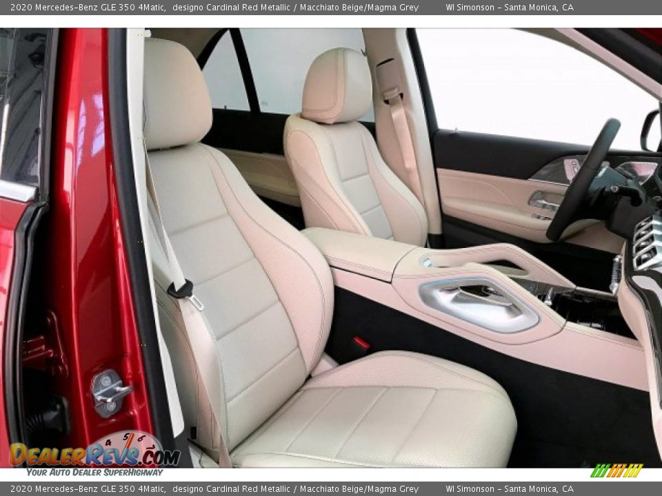 2020 Mercedes-Benz GLE 350 4Matic designo Cardinal Red Metallic / Macchiato Beige/Magma Grey Photo #5
