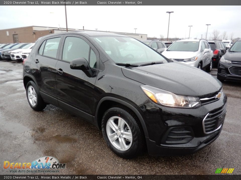 2020 Chevrolet Trax LS Mosaic Black Metallic / Jet Black Photo #3