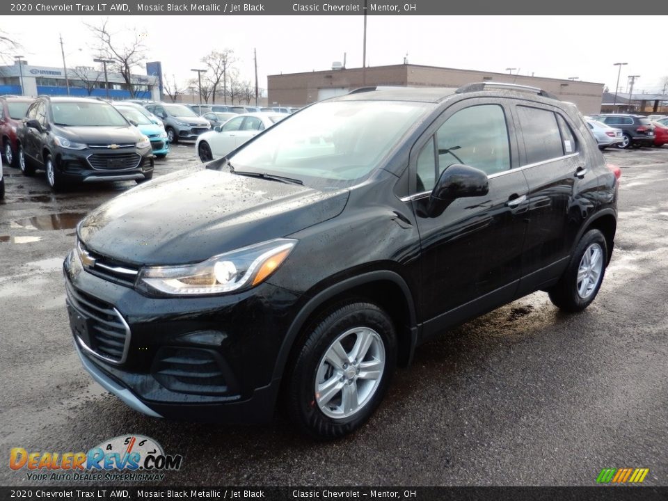 2020 Chevrolet Trax LT AWD Mosaic Black Metallic / Jet Black Photo #1