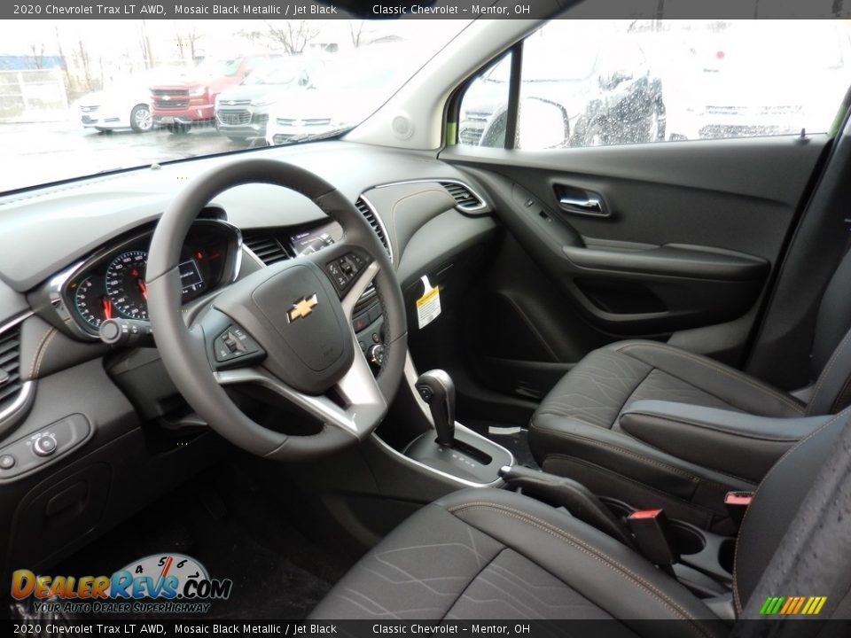 2020 Chevrolet Trax LT AWD Mosaic Black Metallic / Jet Black Photo #6