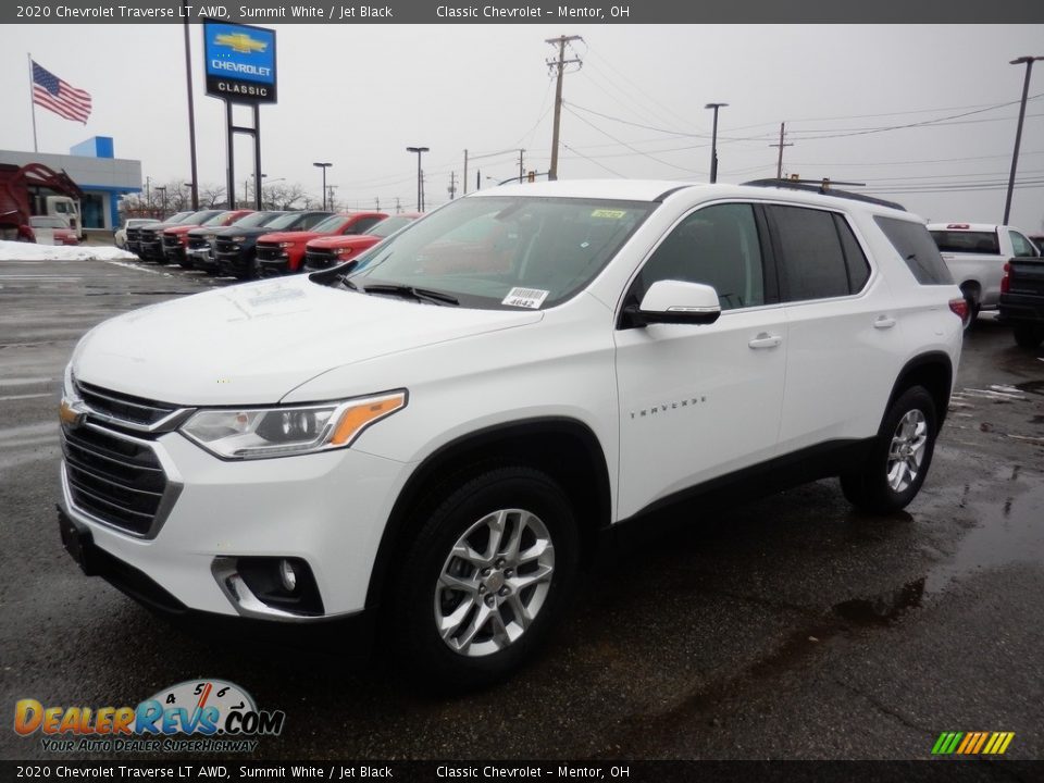 2020 Chevrolet Traverse LT AWD Summit White / Jet Black Photo #1