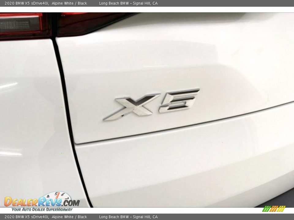 2020 BMW X5 sDrive40i Alpine White / Black Photo #7