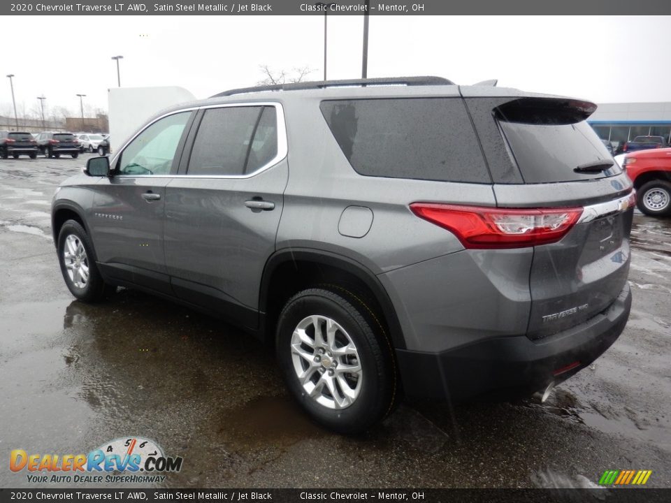 2020 Chevrolet Traverse LT AWD Satin Steel Metallic / Jet Black Photo #5