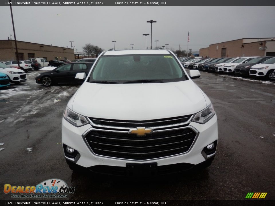 2020 Chevrolet Traverse LT AWD Summit White / Jet Black Photo #2