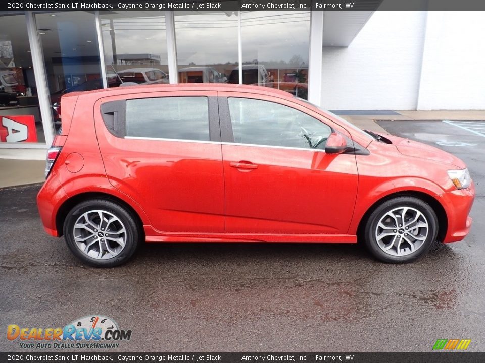 Cayenne Orange Metallic 2020 Chevrolet Sonic LT Hatchback Photo #3