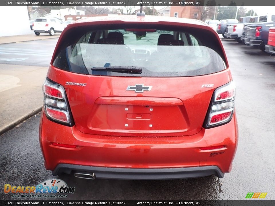 2020 Chevrolet Sonic LT Hatchback Cayenne Orange Metallic / Jet Black Photo #5