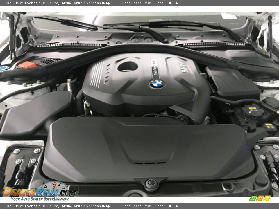 2020 BMW 4 Series 430i Coupe Alpine White / Venetian Beige Photo #9