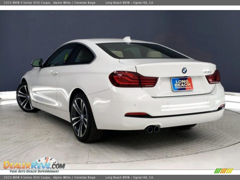 2020 BMW 4 Series 430i Coupe Alpine White / Venetian Beige Photo #10