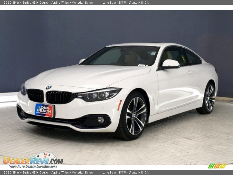 2020 BMW 4 Series 430i Coupe Alpine White / Venetian Beige Photo #12