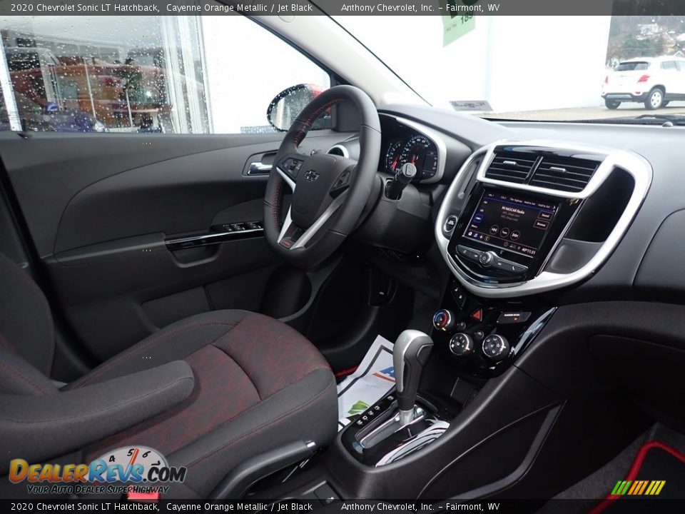 2020 Chevrolet Sonic LT Hatchback Cayenne Orange Metallic / Jet Black Photo #11