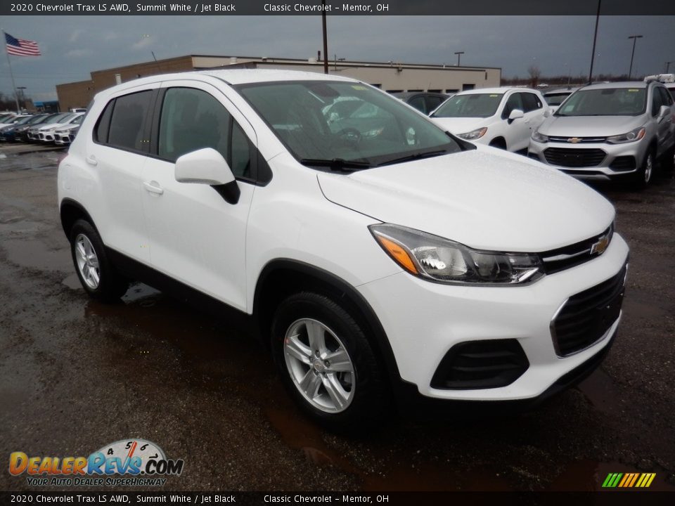 2020 Chevrolet Trax LS AWD Summit White / Jet Black Photo #3