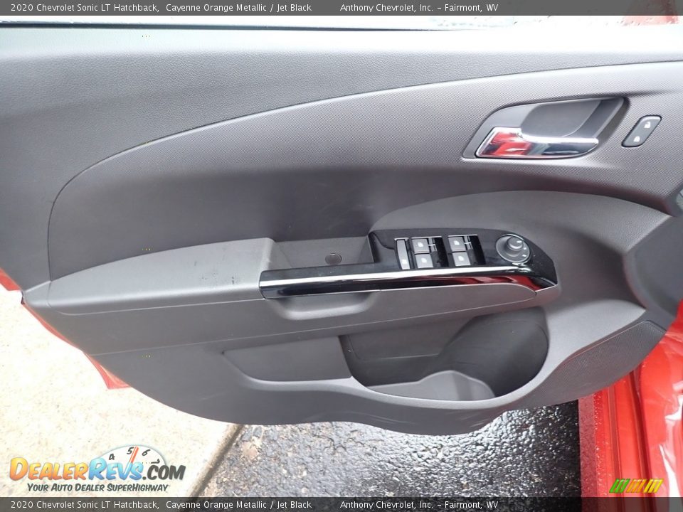 2020 Chevrolet Sonic LT Hatchback Cayenne Orange Metallic / Jet Black Photo #14