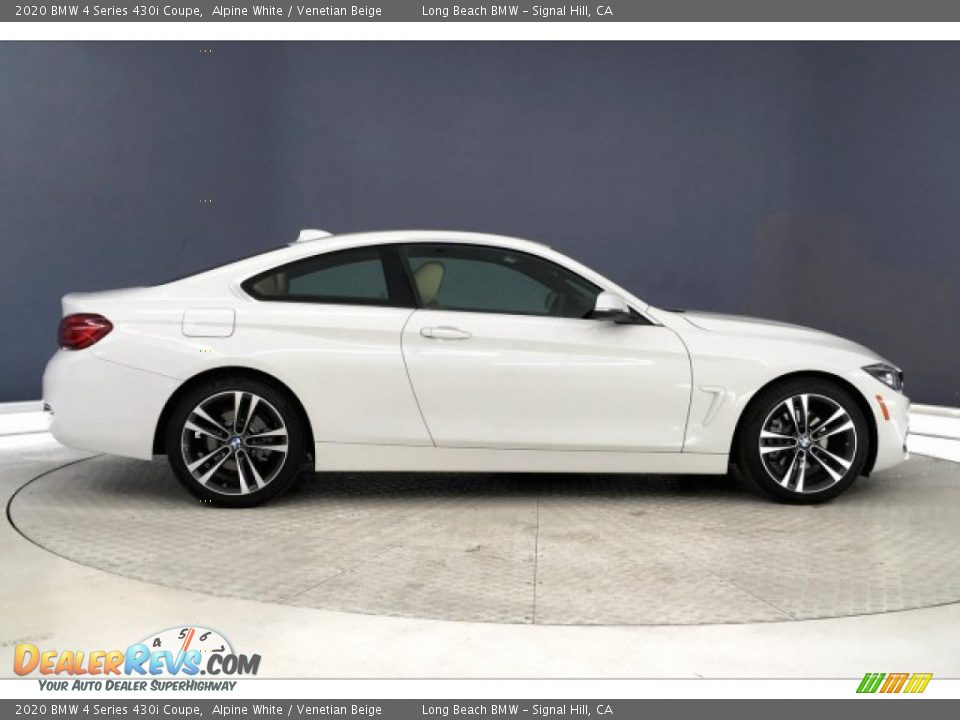 2020 BMW 4 Series 430i Coupe Alpine White / Venetian Beige Photo #31