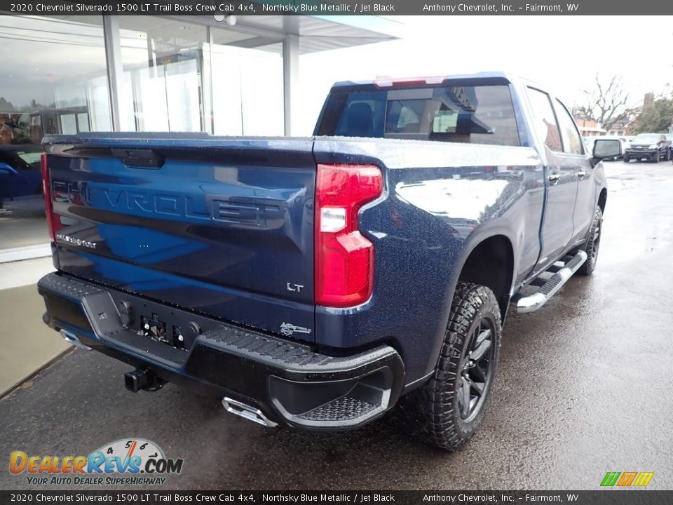 2020 Chevrolet Silverado 1500 LT Trail Boss Crew Cab 4x4 Northsky Blue Metallic / Jet Black Photo #7