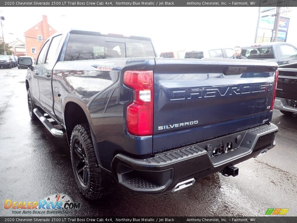 2020 Chevrolet Silverado 1500 LT Trail Boss Crew Cab 4x4 Northsky Blue Metallic / Jet Black Photo #9