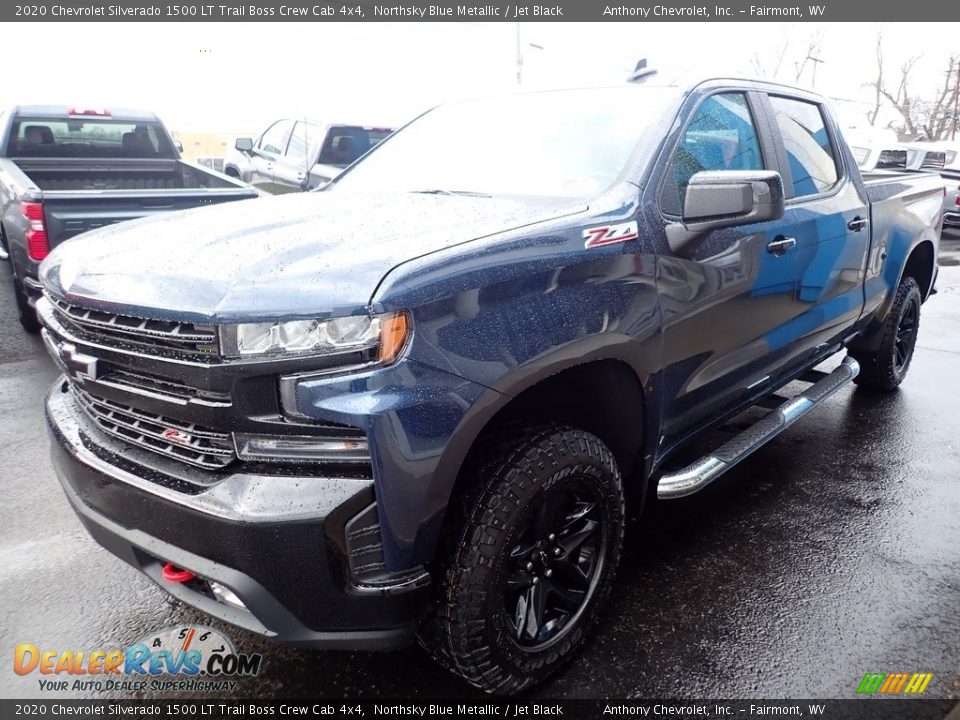 2020 Chevrolet Silverado 1500 LT Trail Boss Crew Cab 4x4 Northsky Blue Metallic / Jet Black Photo #10