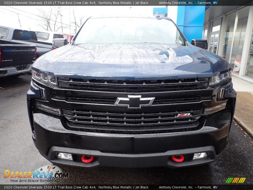 2020 Chevrolet Silverado 1500 LT Trail Boss Crew Cab 4x4 Northsky Blue Metallic / Jet Black Photo #11