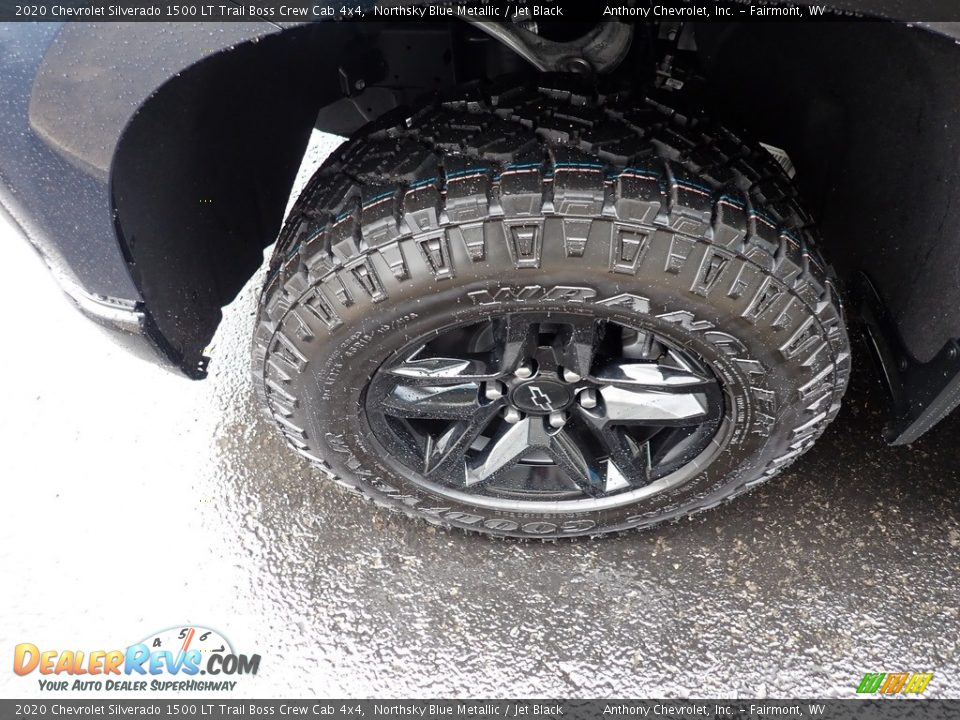 2020 Chevrolet Silverado 1500 LT Trail Boss Crew Cab 4x4 Northsky Blue Metallic / Jet Black Photo #12