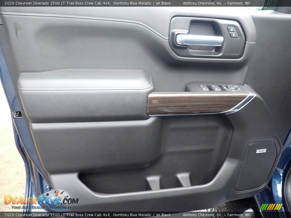 2020 Chevrolet Silverado 1500 LT Trail Boss Crew Cab 4x4 Northsky Blue Metallic / Jet Black Photo #13