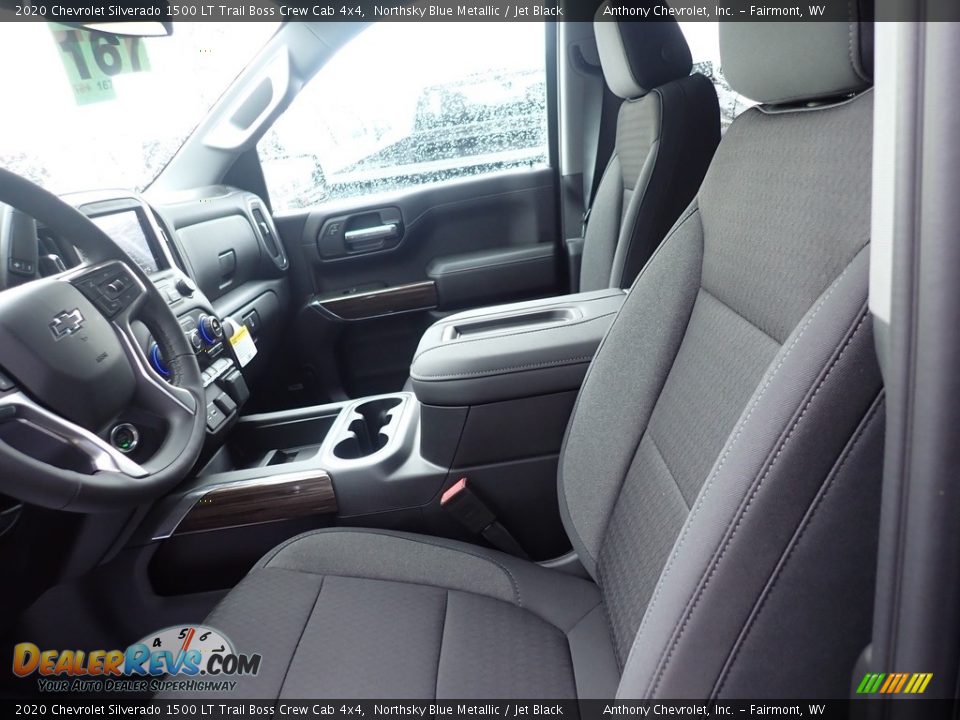 2020 Chevrolet Silverado 1500 LT Trail Boss Crew Cab 4x4 Northsky Blue Metallic / Jet Black Photo #14