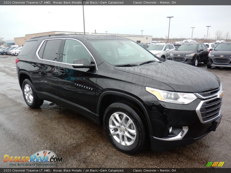 2020 Chevrolet Traverse LT AWD Mosaic Black Metallic / Jet Black/­Dark Galvanized Photo #3