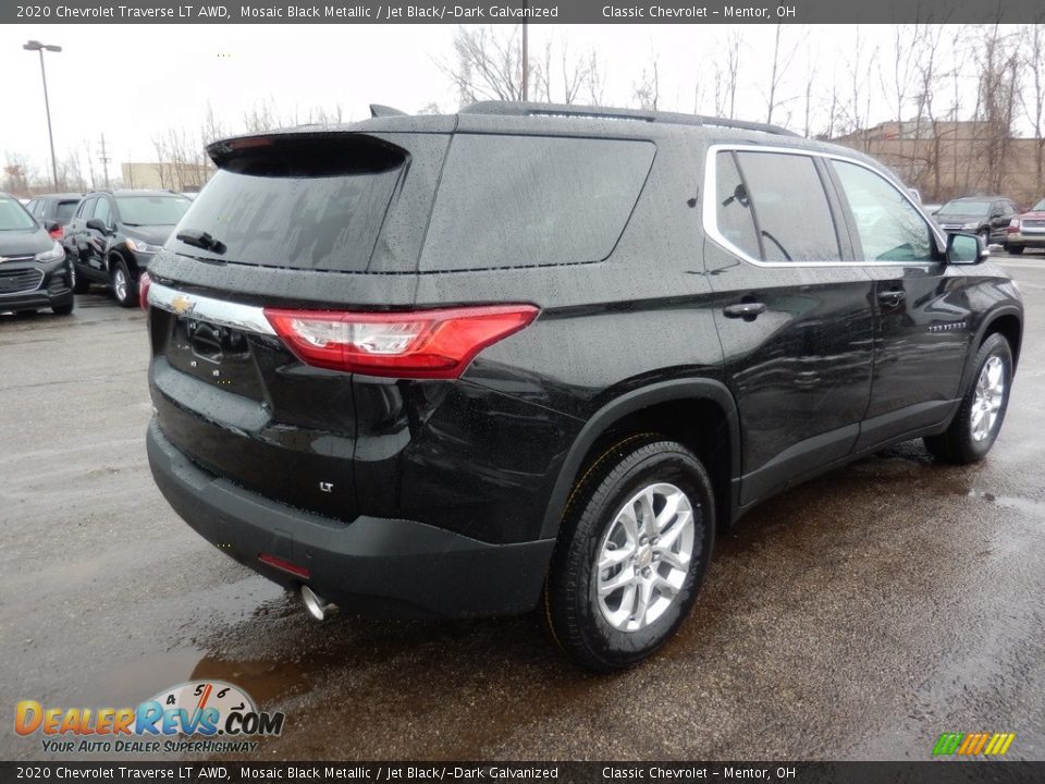 2020 Chevrolet Traverse LT AWD Mosaic Black Metallic / Jet Black/­Dark Galvanized Photo #4