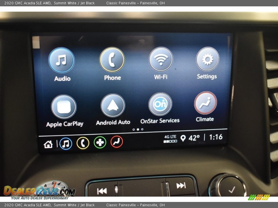 2020 GMC Acadia SLE AWD Summit White / Jet Black Photo #11