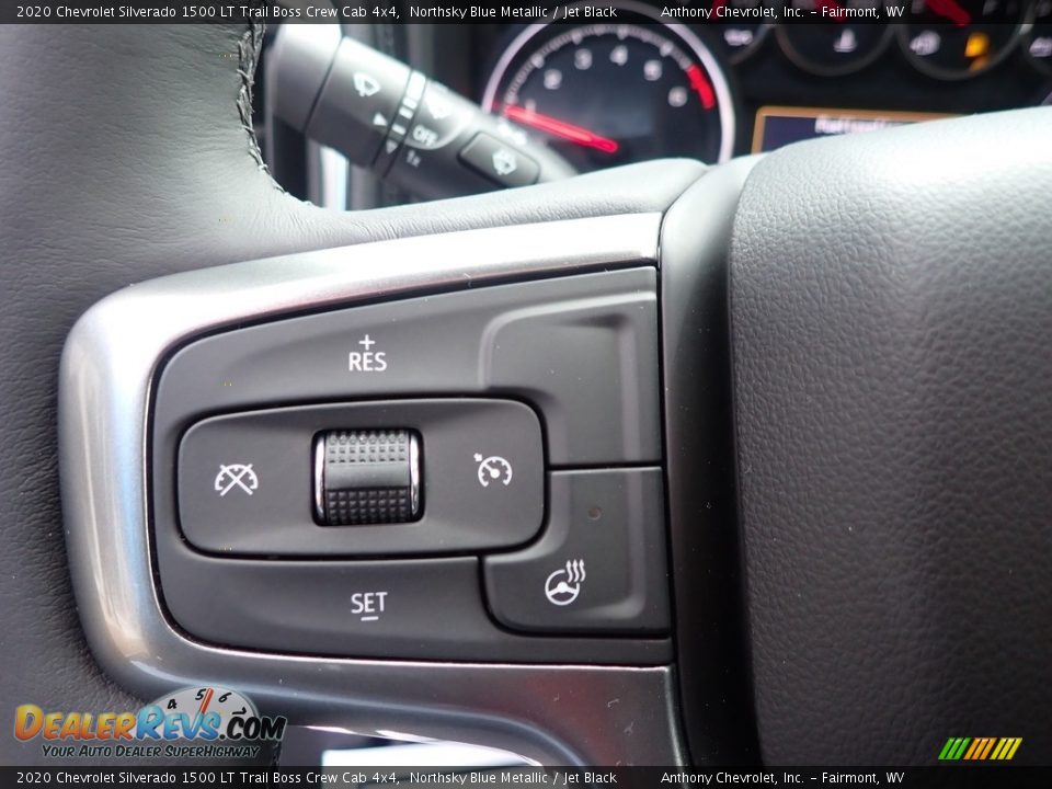 2020 Chevrolet Silverado 1500 LT Trail Boss Crew Cab 4x4 Northsky Blue Metallic / Jet Black Photo #18