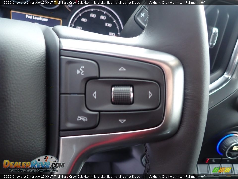 2020 Chevrolet Silverado 1500 LT Trail Boss Crew Cab 4x4 Northsky Blue Metallic / Jet Black Photo #19
