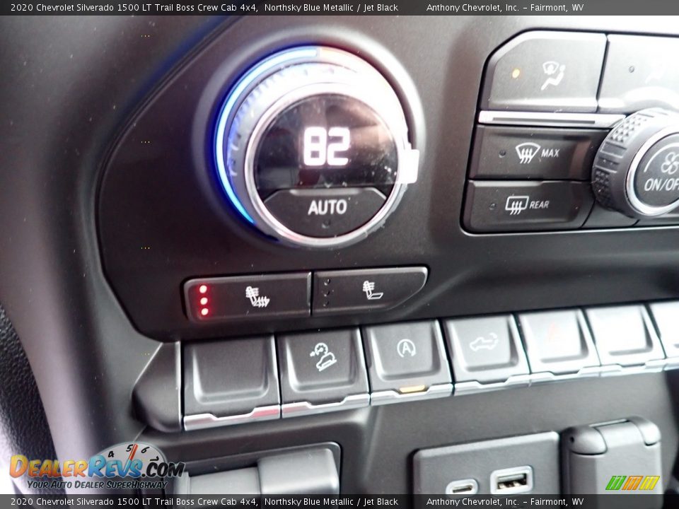 2020 Chevrolet Silverado 1500 LT Trail Boss Crew Cab 4x4 Northsky Blue Metallic / Jet Black Photo #20