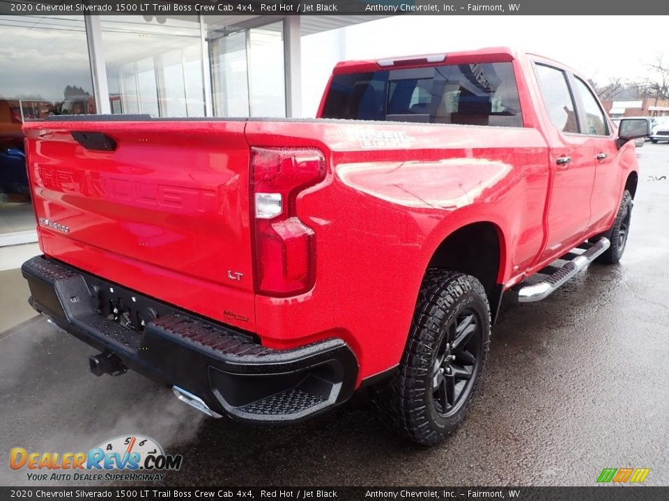 2020 Chevrolet Silverado 1500 LT Trail Boss Crew Cab 4x4 Red Hot / Jet Black Photo #3