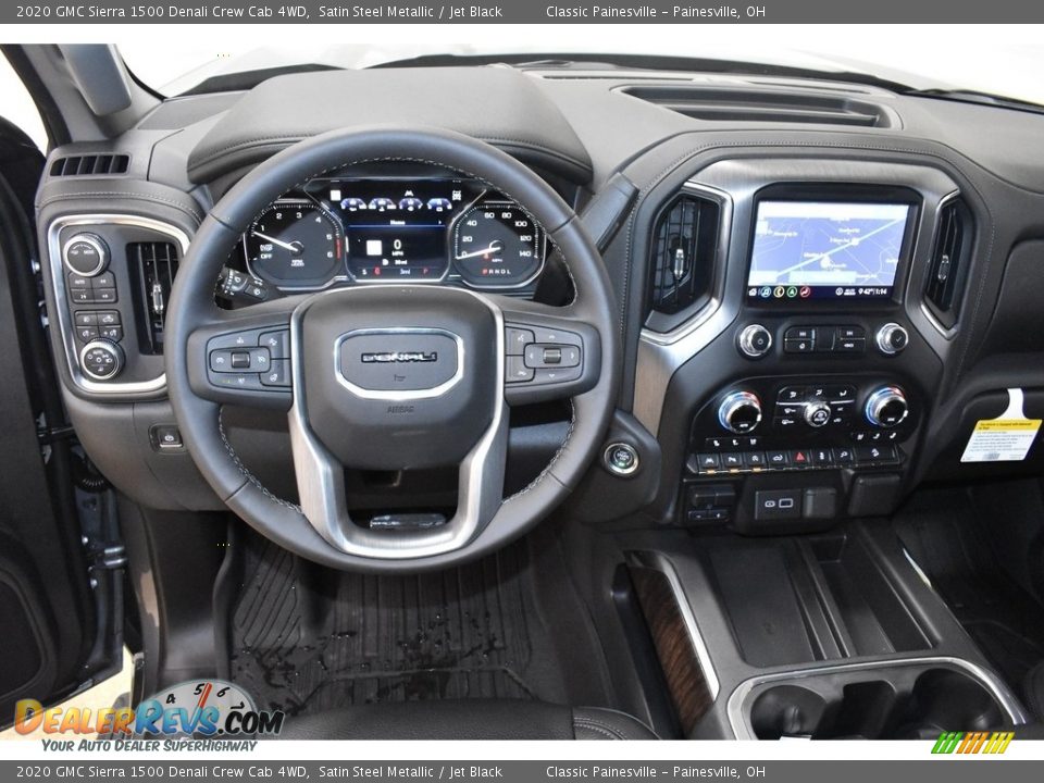 Dashboard of 2020 GMC Sierra 1500 Denali Crew Cab 4WD Photo #7