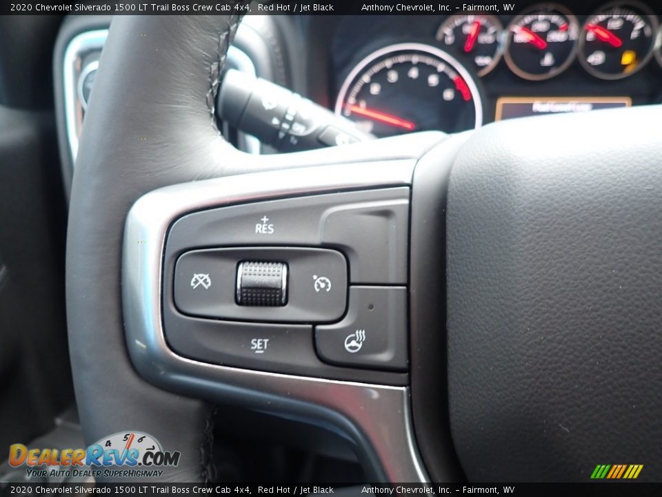 2020 Chevrolet Silverado 1500 LT Trail Boss Crew Cab 4x4 Red Hot / Jet Black Photo #18