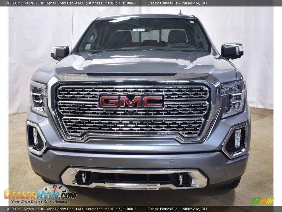 2020 GMC Sierra 1500 Denali Crew Cab 4WD Satin Steel Metallic / Jet Black Photo #12