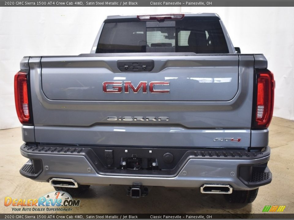 2020 GMC Sierra 1500 AT4 Crew Cab 4WD Satin Steel Metallic / Jet Black Photo #3