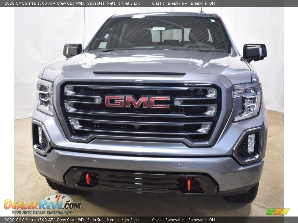 2020 GMC Sierra 1500 AT4 Crew Cab 4WD Satin Steel Metallic / Jet Black Photo #4