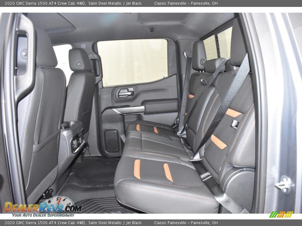 Rear Seat of 2020 GMC Sierra 1500 AT4 Crew Cab 4WD Photo #8