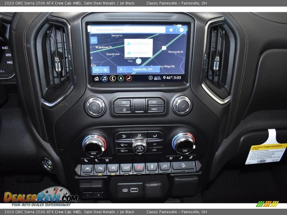 Controls of 2020 GMC Sierra 1500 AT4 Crew Cab 4WD Photo #10