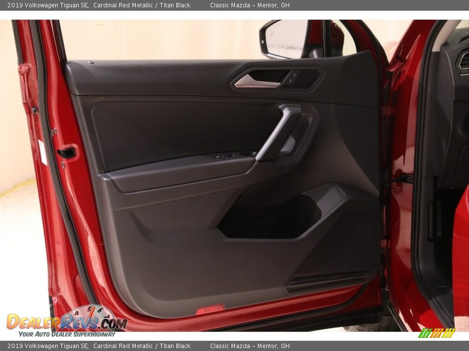 2019 Volkswagen Tiguan SE Cardinal Red Metallic / Titan Black Photo #4
